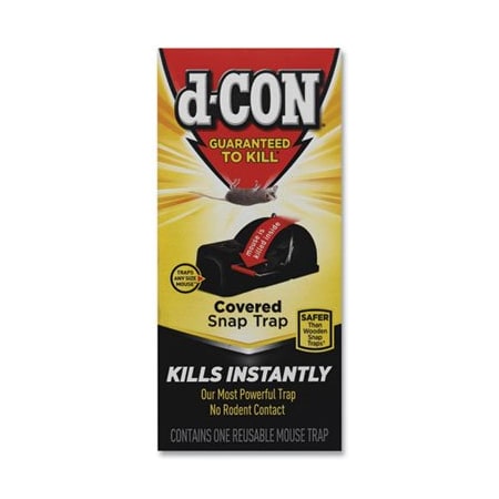 Reckitt Benckiser d-CON, Ultra Set Covered Snap Trap, Plastic 00027